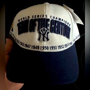 Yankee championship hat all over!